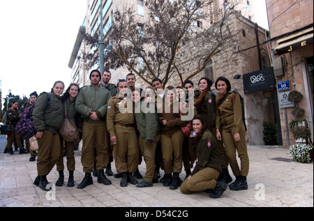 Zahal, Tsahal (armée israélienne), Jérusalem, Israël, Moyen Orient Banque D'Images