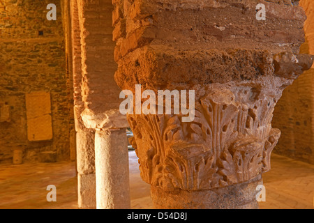 Almonaster la Real, mosquée, Sierra de Aracena y Picos de Aroche, Parc Naturel de la province de Huelva, Andalousie Espagne Banque D'Images