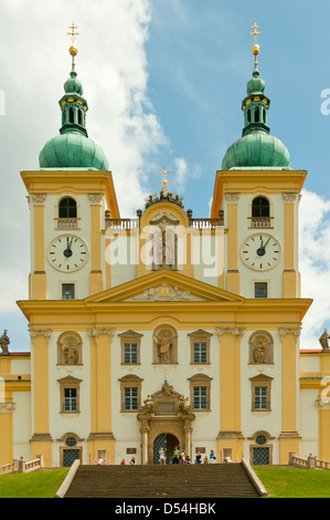 Église de la Visitation de la Vierge Marie, Svaty Kopecek, République Tchèque Banque D'Images