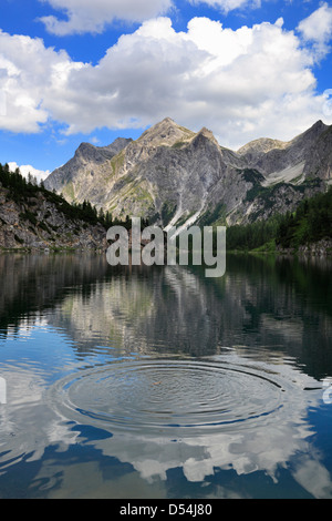 Wagrain, Autriche, l'Tappenkarsee dans l'Radstadt Tauern à Salzbourg Banque D'Images