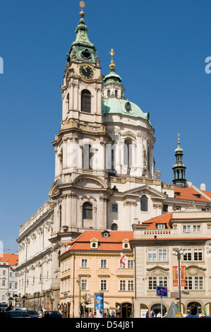 Cathédrale de St Nicholas, Prague, République Tchèque Banque D'Images