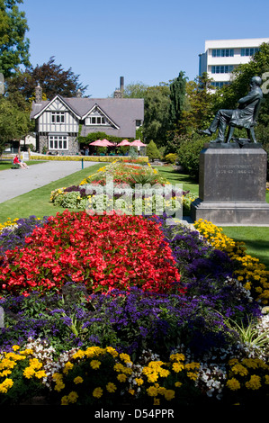 Les Jardins botaniques de Christchurch, Canterbury, Nouvelle-Zélande Banque D'Images