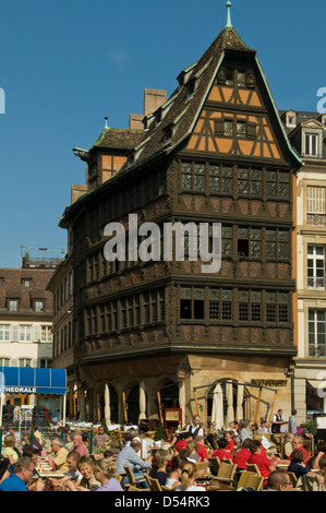 Maison Kammerzell à Strasbourg, Alsace, France Banque D'Images
