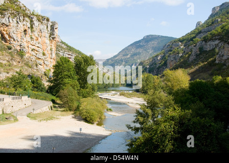 Gorges du Tarn, La Malène, Languedoc, France Banque D'Images