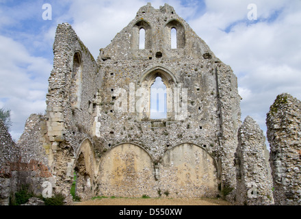 Boxgrove Priory lodging house ruin Banque D'Images