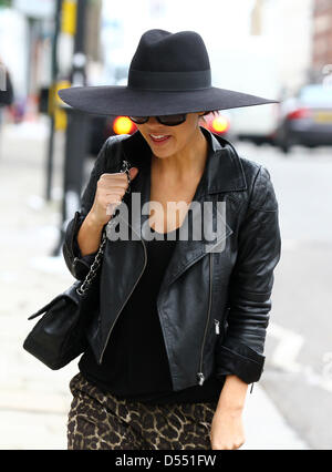 Myleene Klass vu dehors et environ dans la région de Highgate, au nord de Londres. Credit : WFPA / Alamy Live News Banque D'Images