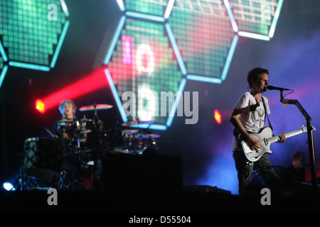 MUSE EN CONCERT Banque D'Images