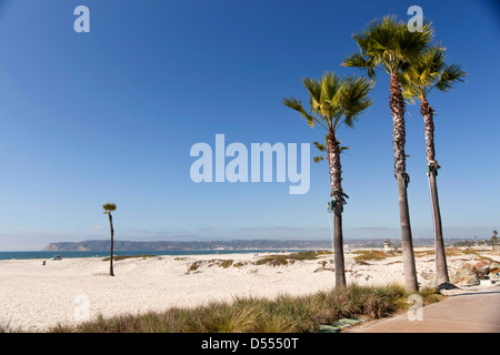 Coronado Beach, Coronado Island, San Diego, Californie, États-Unis d'Amérique, USA Banque D'Images