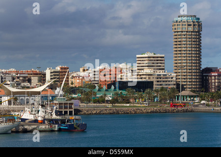 Espagne iles canaries, Grande Canarie, Las Palmas Harbour Banque D'Images