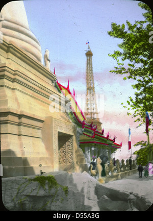 Paris Exposition : Pavillon Siamois, Paris, France, 1900 Banque D'Images