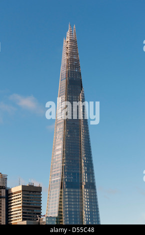 Le Shard (aka tesson de verre ou London Bridge Tower), 95 étages de gratte-ciel conçu par Renzo Piano, London, England, UK Banque D'Images