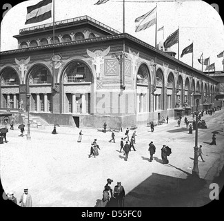 World's Columbian Exposition : Transportation Building, Chicago, United States, 1893. Banque D'Images