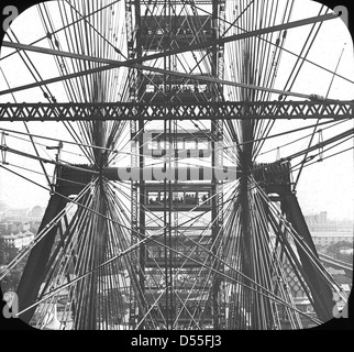 World's Columbian Exposition : Grande Roue, Chicago, États-Unis, 1893. Banque D'Images