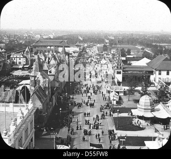 World's Columbian Exposition : Grande Roue, Chicago, États-Unis, 1893. Banque D'Images