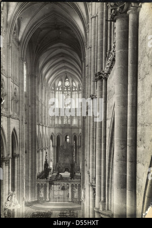 Cathédrale, Amiens, France, 1903. Banque D'Images