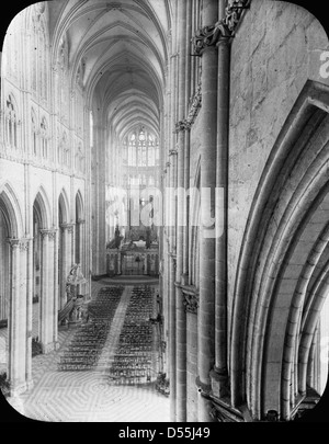 Cathédrale, Amiens, France, 1903. Banque D'Images