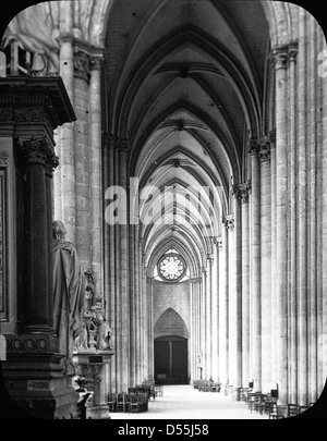 Cathédrale, Amiens, France, 1903. Banque D'Images