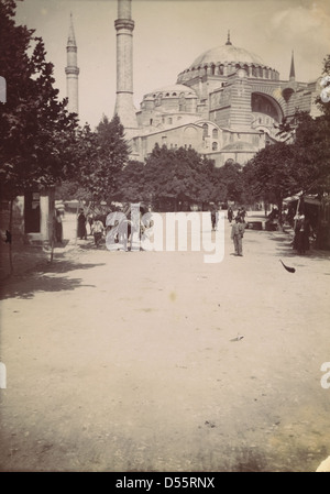 Sainte-sophie, Istanbul, Turquie, 1903. Banque D'Images