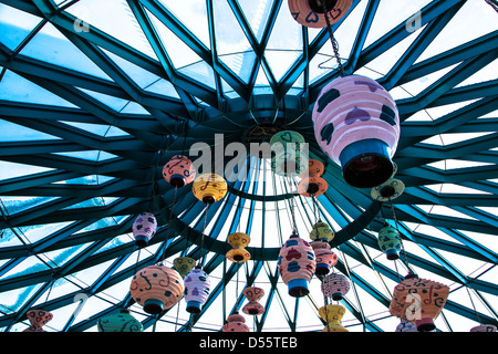 Mad Hatters Tea Cup Ride, Disneyland Paris Banque D'Images