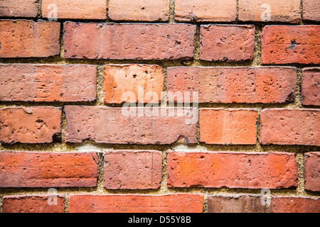 Un vieux mur de brique dans le quartier historique de Boston. Banque D'Images