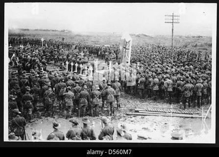 Dévoilement du monument à la 1ère Division Anzac Banque D'Images