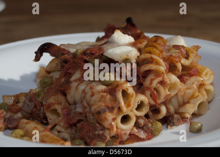 Pâtes au four, un plat typiquement italien Banque D'Images