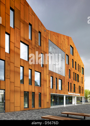 Collège universitaire d'Amsterdam, Amsterdam, Pays-Bas. Architecte : 2012 Mecanoo. Banque D'Images