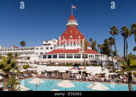 L'hôtel del Coronado, Coronado Island, San Diego, Californie, États-Unis d'Amérique, USA Banque D'Images