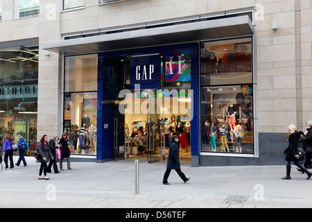 GAP Store sur Buchanan Street dans le centre-ville de Glasgow, en Écosse, au Royaume-Uni Banque D'Images