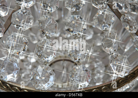 Scintillant et précieux en verre de Murano Banque D'Images