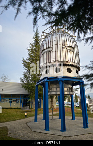 26 tonnes de grande chambre à bulles BEBC (européenne), rempli de 30 mètres cubes de gaz naturel liquéfié, a enregistré les interactions de l'enseignement élémentaire Banque D'Images