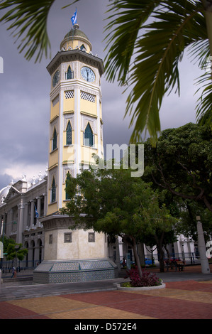 Le long du Malecon de Guayaquil, Équateur Banque D'Images
