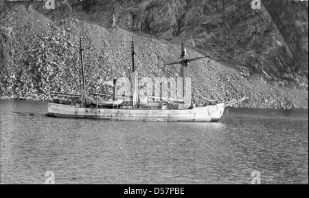 Navire du gouvernement canadien arctique de la S. S., Albert Harbour, Pond Inlet, NU, 1922 Banque D'Images