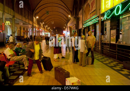 Wroclaw, Pologne, la vente des billets à la station Banque D'Images