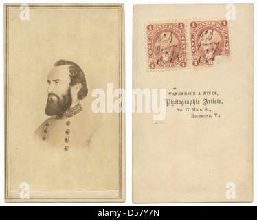 [Général Thomas Jonathan ''Stonewall'' Jackson, États confédérés] Banque D'Images