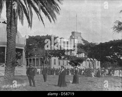 Palais Royal, Honululu, îles Sandwich du Sud, vers 1890 Banque D'Images