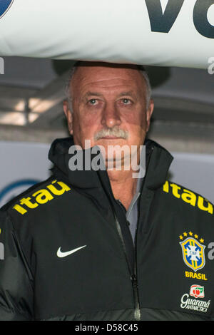 Luiz Felipe Scolari (BRA), le 21 mars 2013 - Football : match amical entre l'Italie 2-2 Le Brésil au Stade de Geneve à Carouge, Suisse. (Photo de Maurizio Borsari/AFLO) Banque D'Images