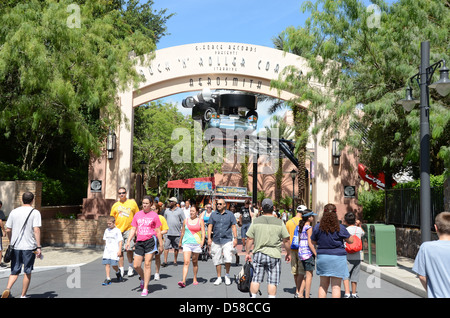 Rock'n Roller Coaster starring à Disney's Hollywood Studios Orlando (Floride). Banque D'Images