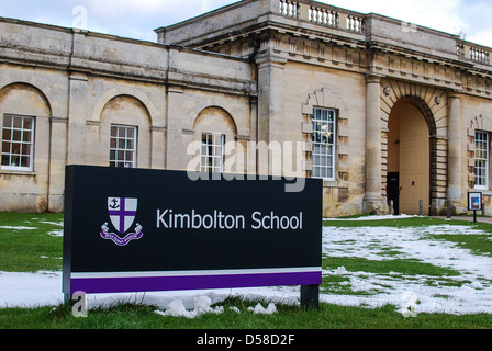 Kimbolton School à Kimbolton Cambridgeshire Banque D'Images