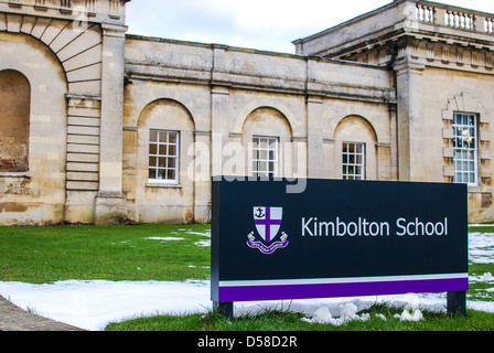 Kimbolton School à Kimbolton Cambridgeshire Banque D'Images