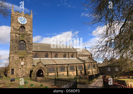 Saint Michel et tous les Anges, Haworth, North Yorkshire Angleterre Banque D'Images