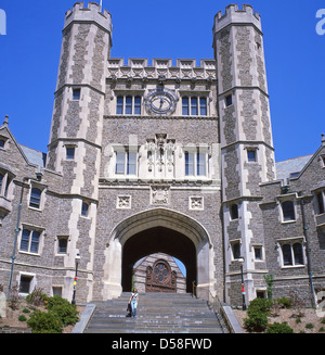 Blair Hall de l'horloge, l'Université de Princeton, Princeton, New Jersey, États-Unis d'Amérique Banque D'Images