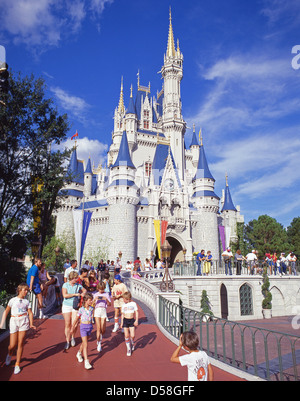 Cinderella's Castle, Magic Kingdom, Walt Disney World, Orlando, Floride, États-Unis d'Amérique Banque D'Images