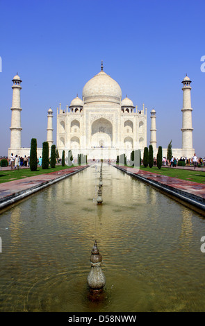 Taj Mahal Agra Inde Banque D'Images