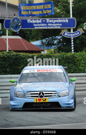 Jamie Green gagne sur au norisring Nuremberg, Allemagne, 04 juillet 2010. Les maîtres allemand de voitures de tourisme (DTM), la race a eu lieu le 04 juillet. Photo : David Ebener Banque D'Images