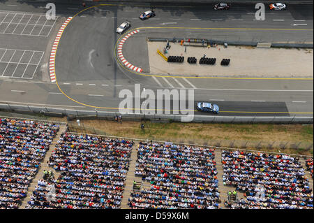 Jamie Green gagne sur au norisring Nuremberg, Allemagne, 04 juillet 2010. Les maîtres allemand de voitures de tourisme (DTM), la race a eu lieu le 04 juillet. Photo : David Ebener Banque D'Images