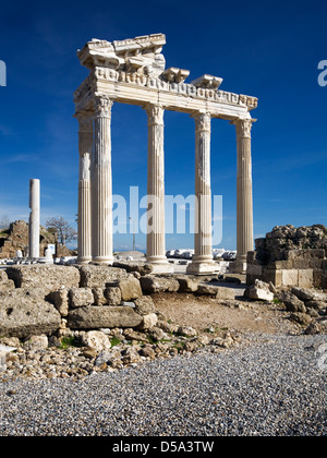 Temple d'Apollon à côté, Côte Turquoise, Antalya Province, Turkey Banque D'Images