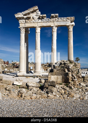 Temple d'Apollon à côté, Côte Turquoise, Antalya Province, Turkey Banque D'Images