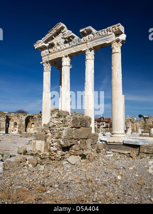 Temple d'Apollon à côté, Côte Turquoise, Antalya Province, Turkey Banque D'Images