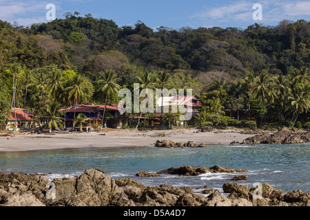 Playa Montezuma dans la province de Puntarenas, Costa Rica. Banque D'Images